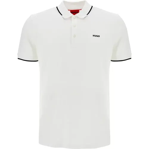 Polo-Shirt mit Kontrastkragen , Herren, Größe: L - Hugo Boss - Modalova