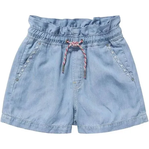 Hellblaue Denim Mädchen Shorts - Pepe Jeans - Modalova