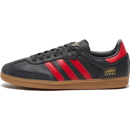 Samba OG Carbon Street Sneaker , male, Sizes: 8 UK, 10 UK, 11 1/2 UK, 9 1/2 UK, 7 1/3 UK, 11 UK - Adidas - Modalova