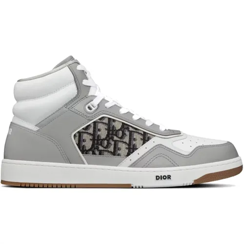 Gray Sneakers Ss22 Leather Rubber , male, Sizes: 13 UK - Dior - Modalova