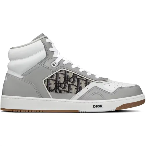 Gray Sneakers Ss22 Leather Rubber , male, Sizes: 14 UK, 13 UK - Dior - Modalova