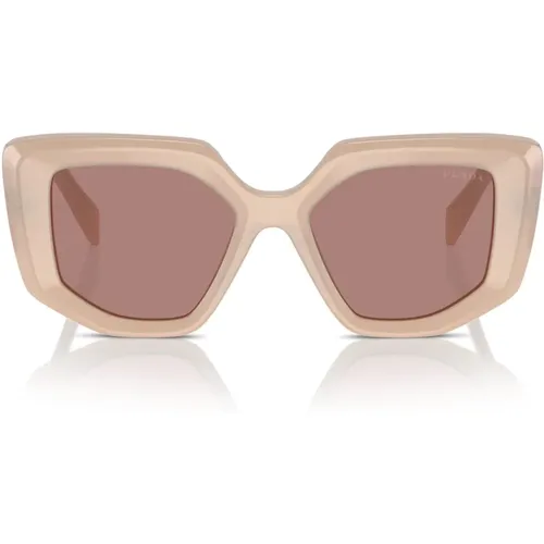 Opal Sunglasses Irregular Shape , unisex, Sizes: 50 MM - Prada - Modalova