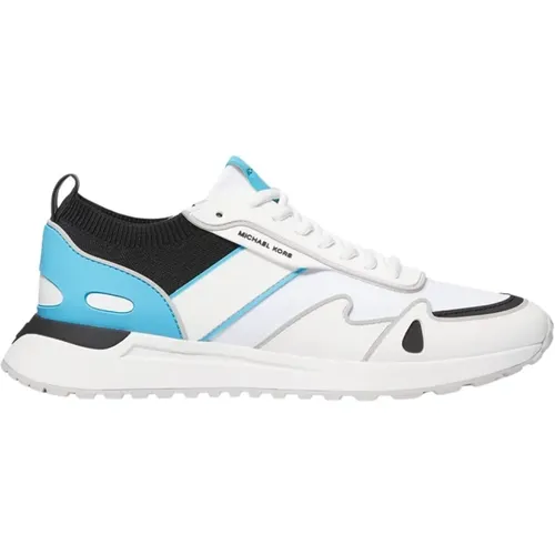 Stilvolle Blau und Weiß Sneakers , Herren, Größe: 43 EU - Michael Kors - Modalova