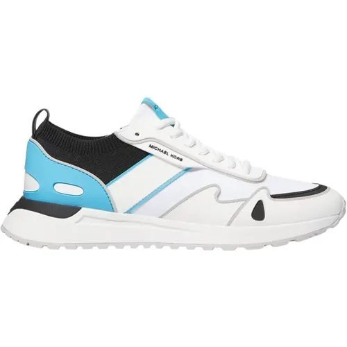 Stilvolle Blau und Weiß Sneakers , Herren, Größe: 45 EU - Michael Kors - Modalova