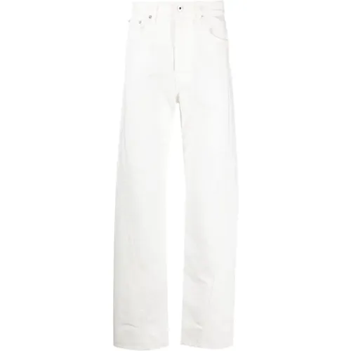 Denim Trousers with Twist Detailing , male, Sizes: W31 - Lanvin - Modalova