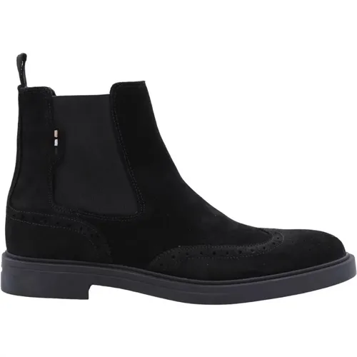 Dorpstraat Stylish Ankle Boot , male, Sizes: 9 UK, 11 UK, 8 UK, 10 UK, 7 UK - Hugo Boss - Modalova