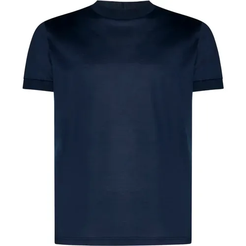 Blaue Filoscozia T-Shirts und Polos , Herren, Größe: M - Tagliatore - Modalova