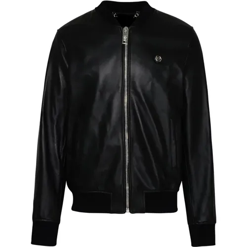 Leather Jacket , male, Sizes: M, S - Philipp Plein - Modalova