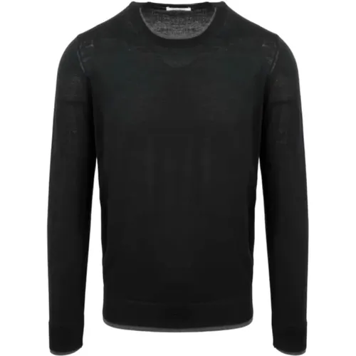 Schwarze Pullover Kollektion , Herren, Größe: XL - Paolo Pecora - Modalova