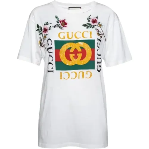 Pre-owned Cotton tops , female, Sizes: XS - Gucci Vintage - Modalova