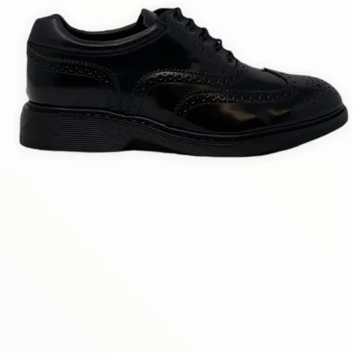 Stylish Derby Lace-Up Shoes , male, Sizes: 6 UK, 9 1/2 UK, 6 1/2 UK, 8 1/2 UK - Hogan - Modalova