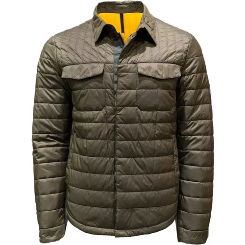 Grüne Technische Overshirt Jacke , Herren, Größe: XL - Incotex - Modalova