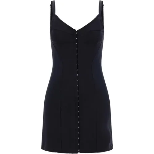 Mini Dress with Adjustable Strap , female, Sizes: XS - Dolce & Gabbana - Modalova