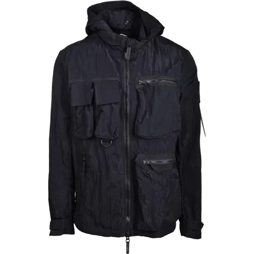 Stilvolle Capospalla Jacke Baumwolle Nylon Mix , Herren, Größe: XL - Outhere - Modalova