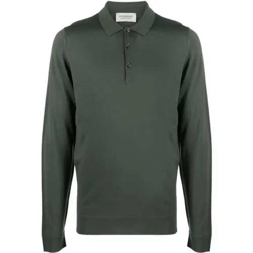 Sage Belper Polo Shirt , male, Sizes: XL - John Smedley - Modalova