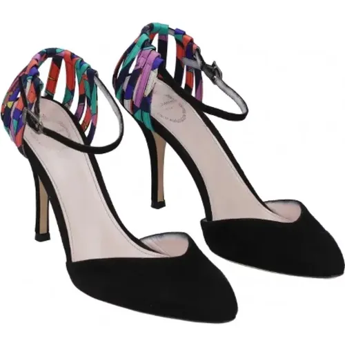Pre-owned Suede heels , female, Sizes: 6 UK - Emilio Pucci Pre-owned - Modalova