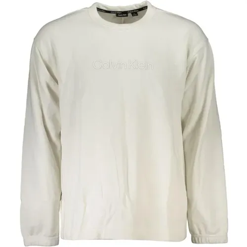 Brushed Sports Sweatshirt with Logo Print , male, Sizes: S, L, XL, M - Calvin Klein - Modalova