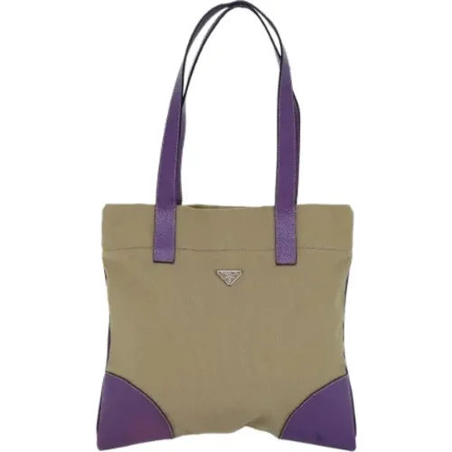 Pre-owned Canvas totes , female, Sizes: ONE SIZE - Prada Vintage - Modalova