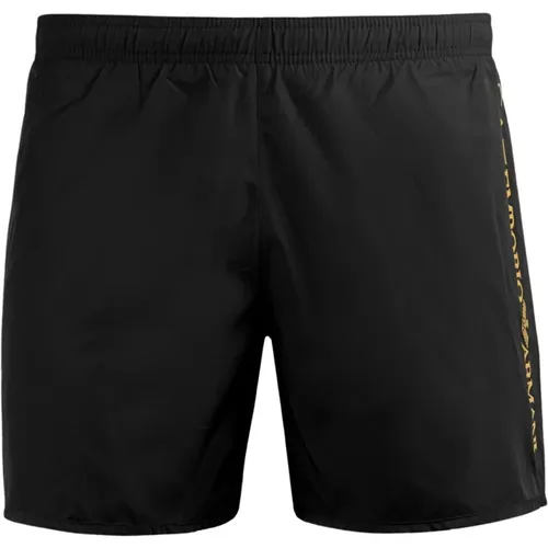 Herren Sportliche Polyester Shorts , Herren, Größe: L - Emporio Armani EA7 - Modalova