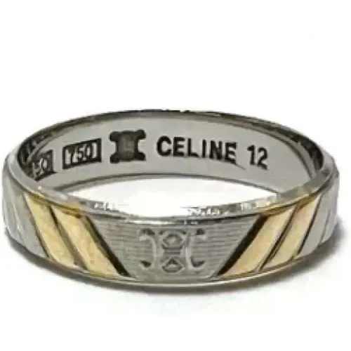 Pre-owned Platinum rings , female, Sizes: ONE SIZE - Celine Vintage - Modalova