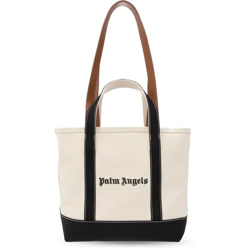 Shopper-Tasche mit Logo , Damen, Größe: ONE Size - Palm Angels - Modalova