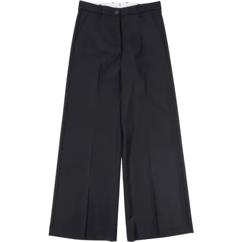 Weite Chino-Hose mit Taschen , Damen, Größe: W29 - Nine In The Morning - Modalova