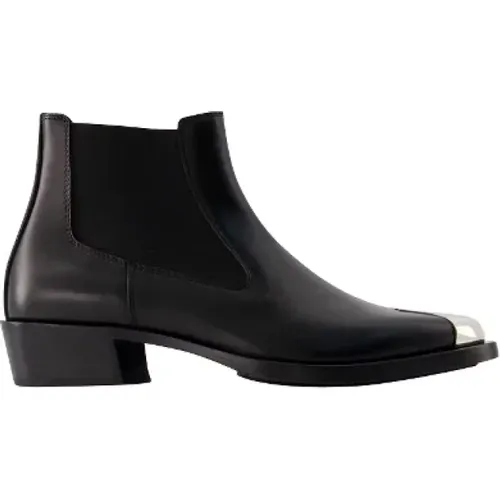 Leder boots Alexander McQueen - alexander mcqueen - Modalova