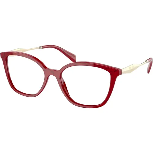 Rote Eyewear Frames PR 02Zv Sonnenbrille , unisex, Größe: 54 MM - Prada - Modalova