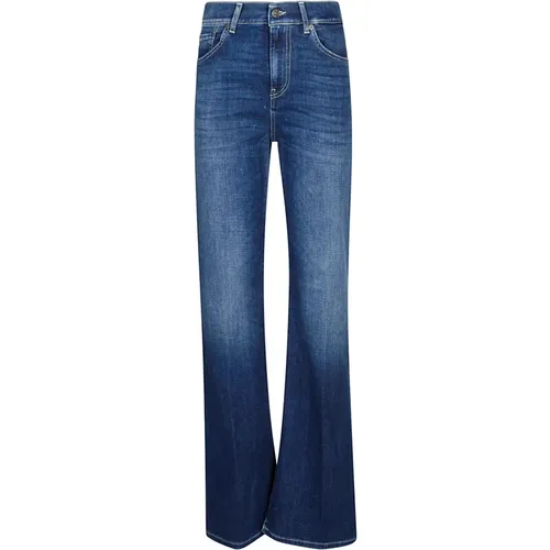 Wide Leg Jeans in Clean , female, Sizes: W25, W30, W27, W29, W26, W24, W28 - Dondup - Modalova