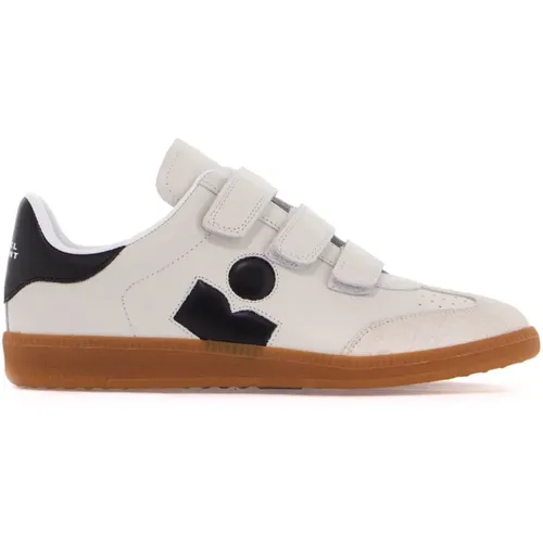 Leather Sneakers with Velcro Closure , male, Sizes: 2 UK - Isabel marant - Modalova