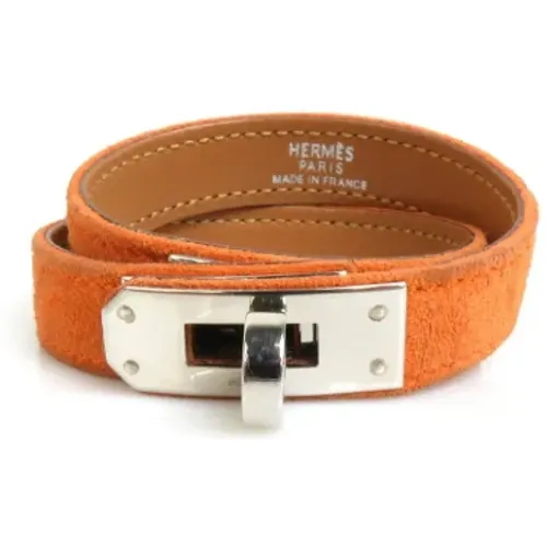 Pre-owned Leather bracelets , female, Sizes: ONE SIZE - Hermès Vintage - Modalova