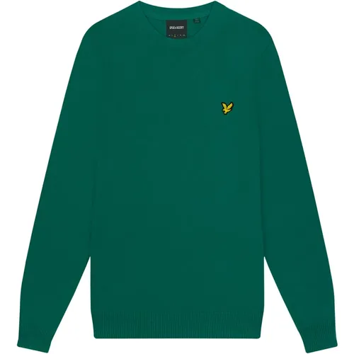 Merino Crew Jumper Strickware , Herren, Größe: XL - Lyle & Scott - Modalova