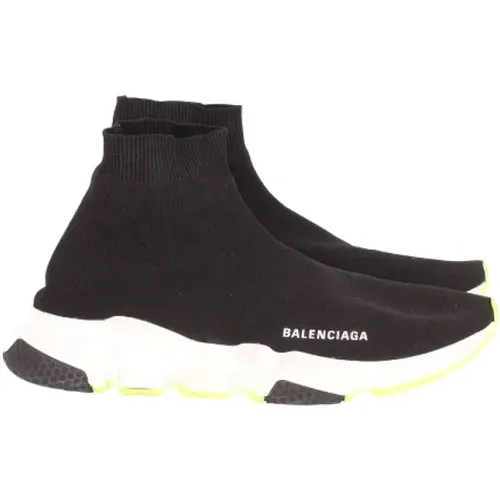 Pre-owned Polyester sneakers , female, Sizes: 9 1/2 UK - Balenciaga Vintage - Modalova