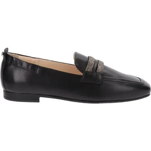 Leder Damen Loafers Eleganter Stil , Damen, Größe: 38 EU - Nerogiardini - Modalova