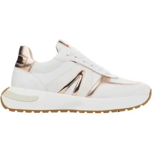 Weiße Kupfer Runner Sneakers , Damen, Größe: 36 EU - Alexander Smith - Modalova