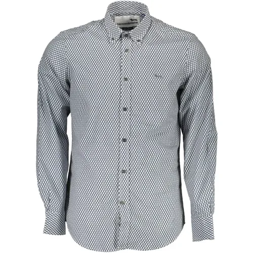 Cotton Button-Down Shirt with Contrasting Cuffs , male, Sizes: XL - Harmont & Blaine - Modalova