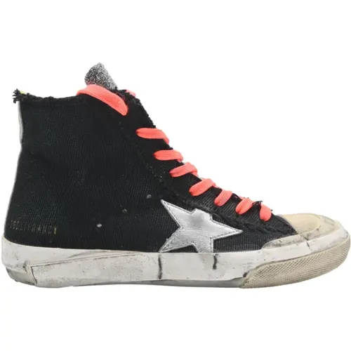 Kristallzunge Schwarze Jeans Sneakers - Golden Goose - Modalova