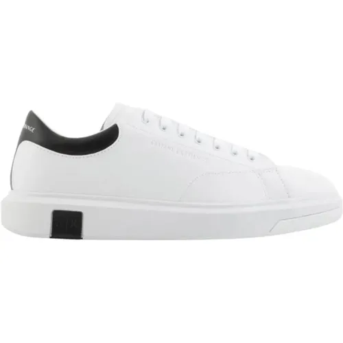 Weiße Sneakers für einen Stilvollen Look , Herren, Größe: 44 EU - Armani Exchange - Modalova