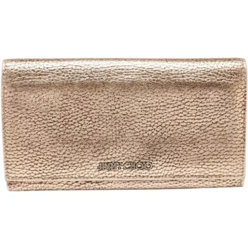 Pre-owned Leather wallets , female, Sizes: ONE SIZE - Jimmy Choo Pre-owned - Modalova