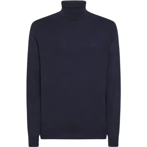 Classic Turtle Neck Sweater , male, Sizes: L - Sun68 - Modalova