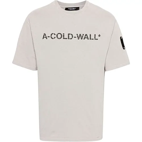 Lässiges Baumwoll T-Shirt , Herren, Größe: XL - A-COLD-WALL - Modalova