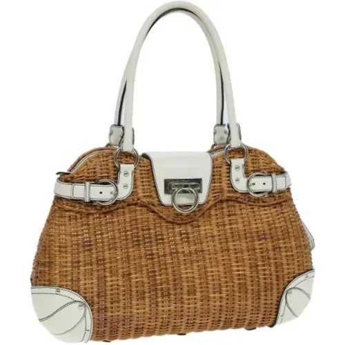 Pre-owned Fabric handbags , female, Sizes: ONE SIZE - Salvatore Ferragamo Pre-owned - Modalova