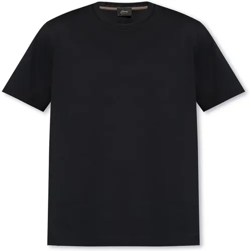 T-Shirt mit Logo , Herren, Größe: L - Brioni - Modalova