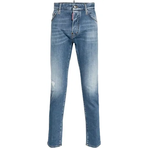 Mid-Rise Slim Cut Jeans , male, Sizes: M, S, L - Dsquared2 - Modalova