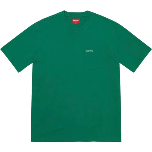 Limited Edition Pocket Tee Fw21 , male, Sizes: S, L, XL - Supreme - Modalova