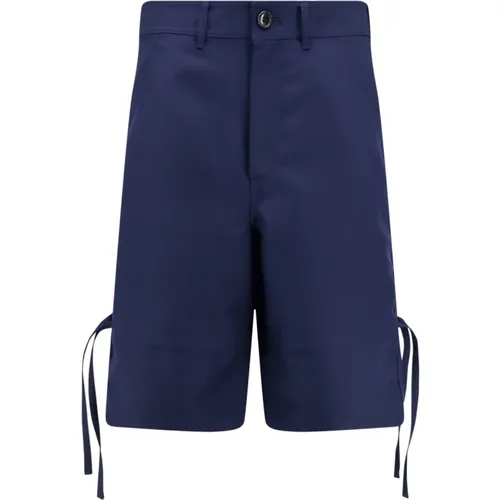 Shorts with Button and Zip , male, Sizes: S, M - Comme des Garçons - Modalova