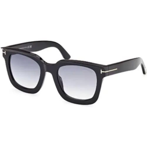 Stylish Sunglasses with Blue Lenses , unisex, Sizes: ONE SIZE - Tom Ford - Modalova