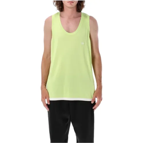 Knit Vest T-Shirt , male, Sizes: L - Adidas - Modalova