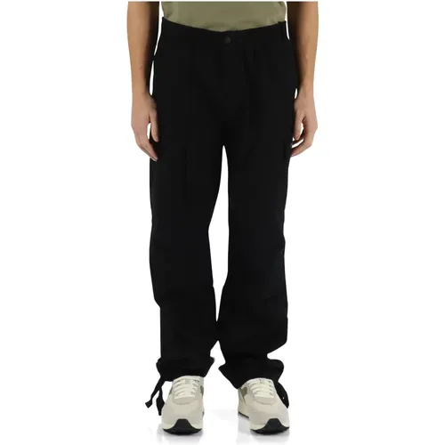Stretch Cotton Cargo Pants , male, Sizes: S, M - Calvin Klein Jeans - Modalova