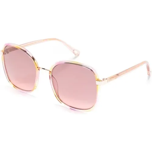 Ch0031S 013 Sunglasses , female, Sizes: 56 MM - Chloé - Modalova